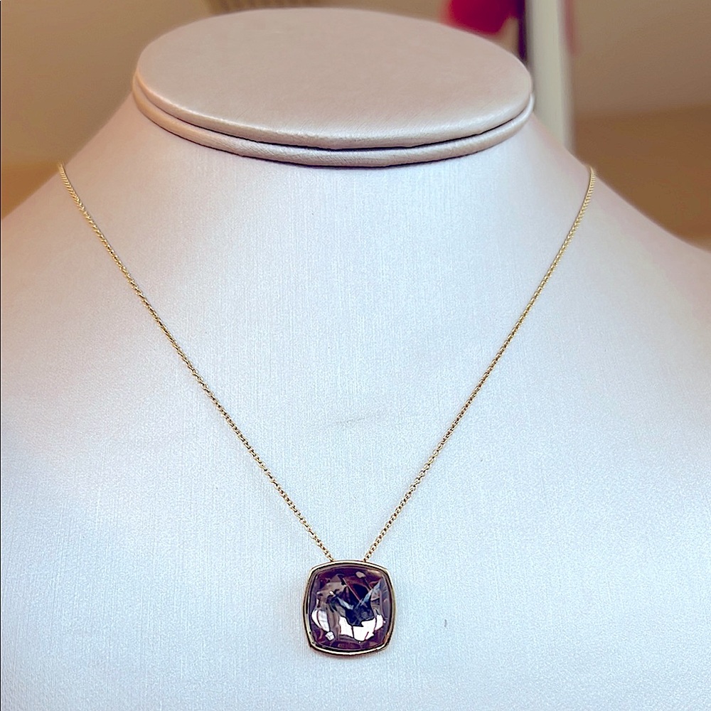 18 karat gold, Baccarat pendant necklace - Picture 3 of 9